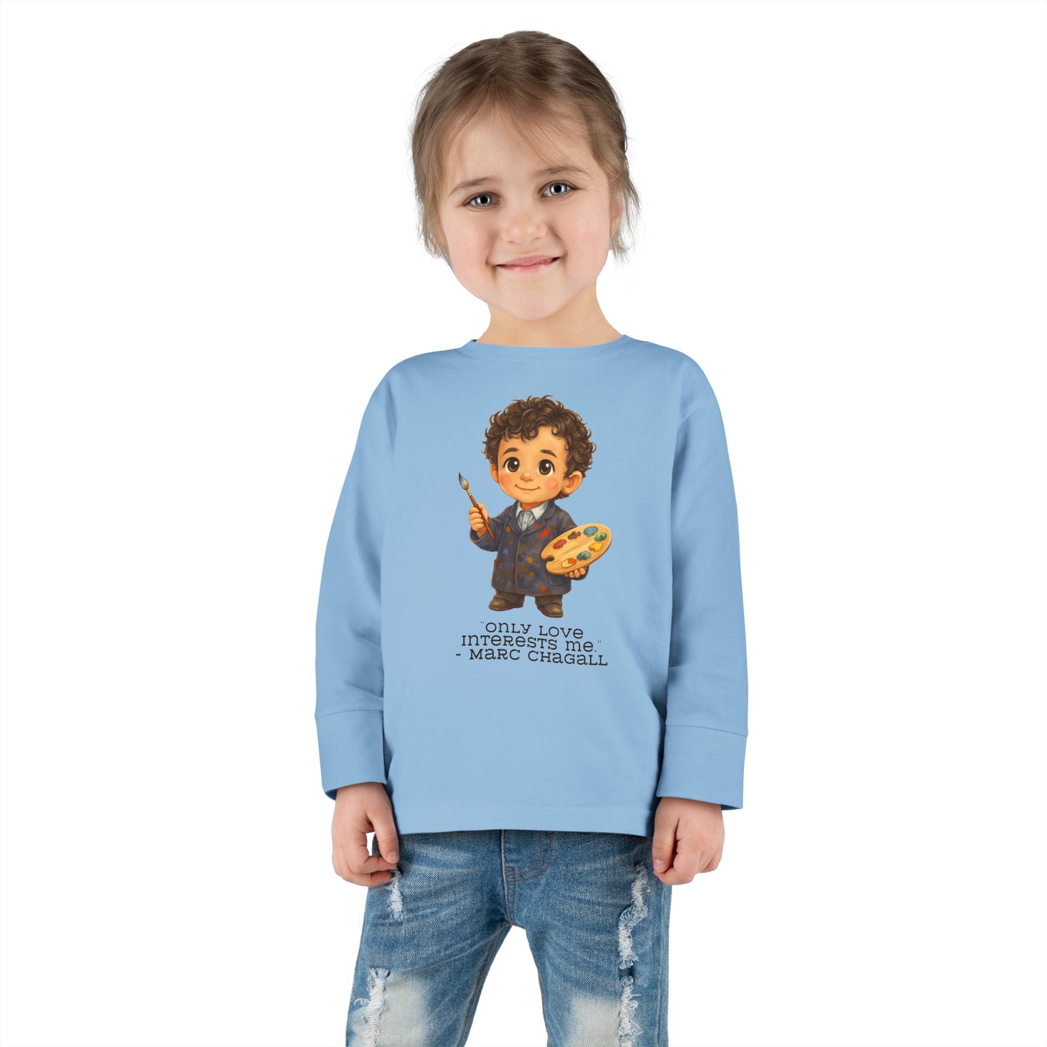Marc Chagall Kids Shirt, Only Love Interests Me Quote Tee, Jewish Artist Kids Shirt, Jewish Art History Shirt