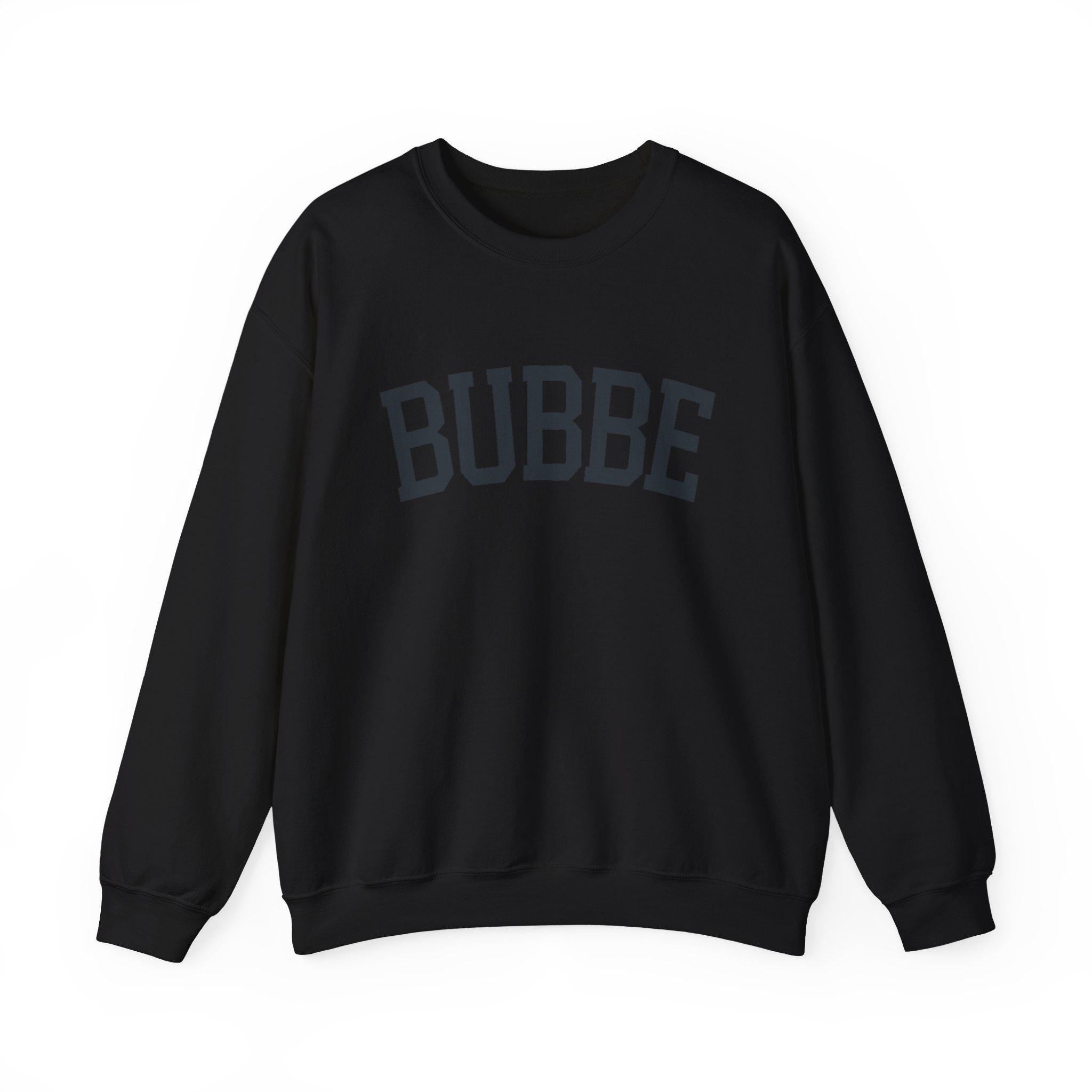 BUBBE Sweatshirt Hebrew Grandma Crewneck, Jewish Grandmother Cozy Pullover, Embroidered Family Gift