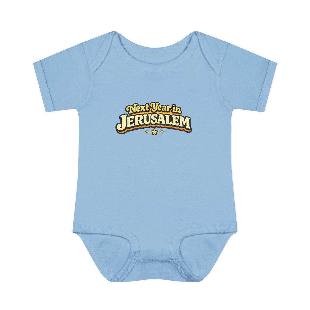 Next Year in Jerusalem Bodysuit | Baby Jewish Holiday Passover Shirt
