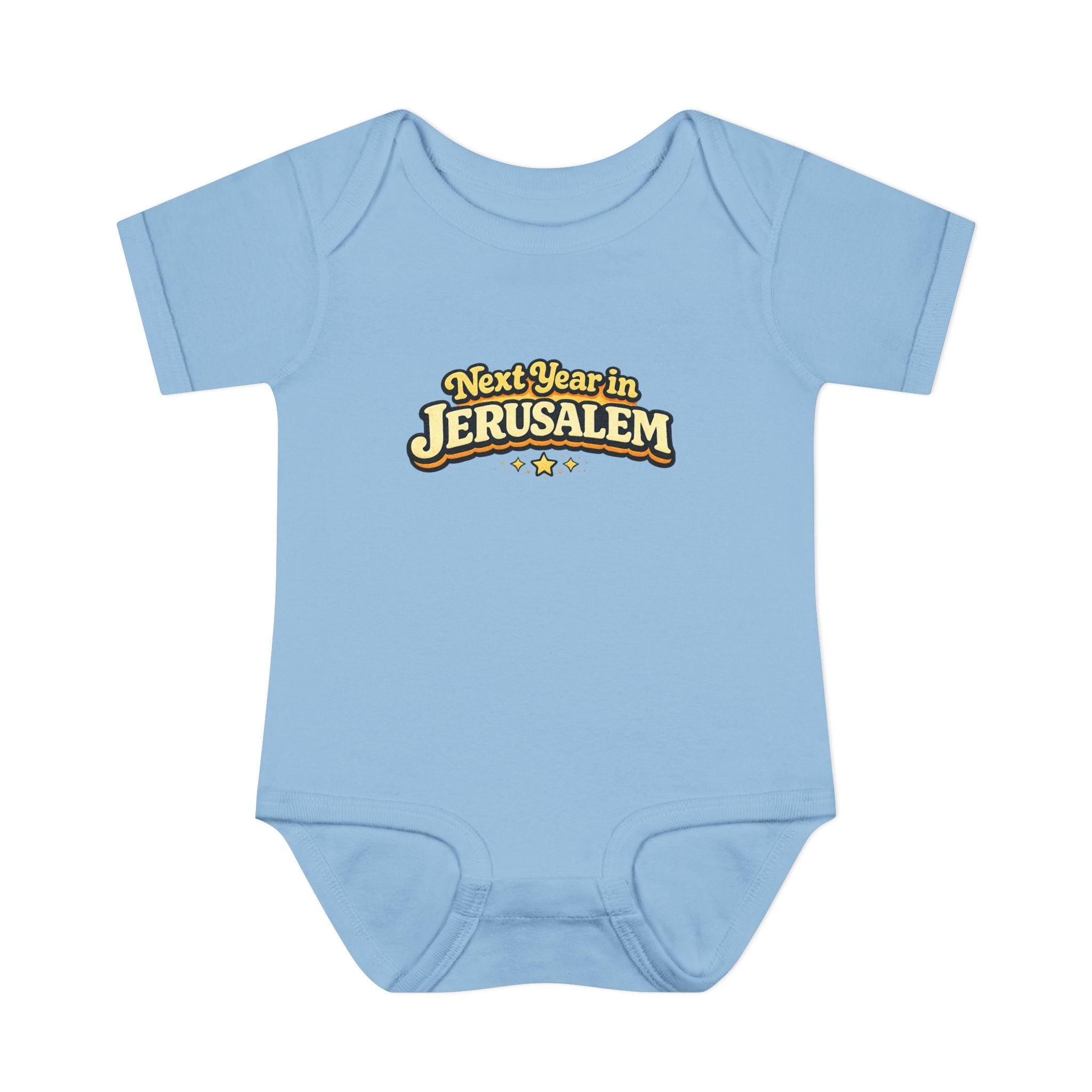 Next Year in Jerusalem Bodysuit | Baby Jewish Holiday Passover Shirt