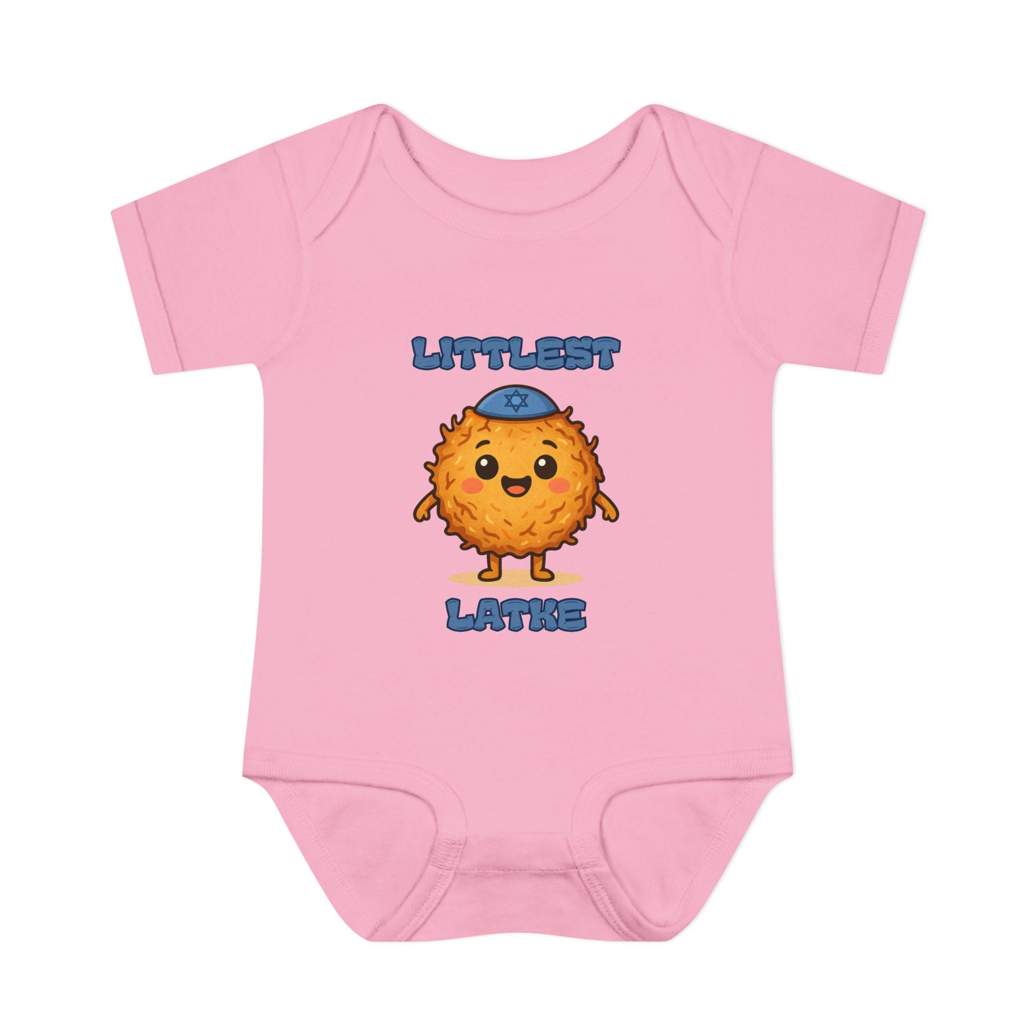 Hanukkah Latke Baby Bodysuit, Funny Hanukkah Infant Onesie, Jewish Baby Gift for Festival of Lights, Cute Holiday Outfit
