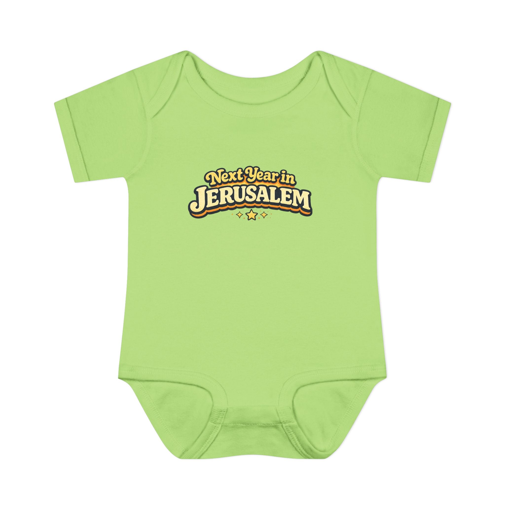 Next Year in Jerusalem Bodysuit | Baby Jewish Holiday Passover Shirt