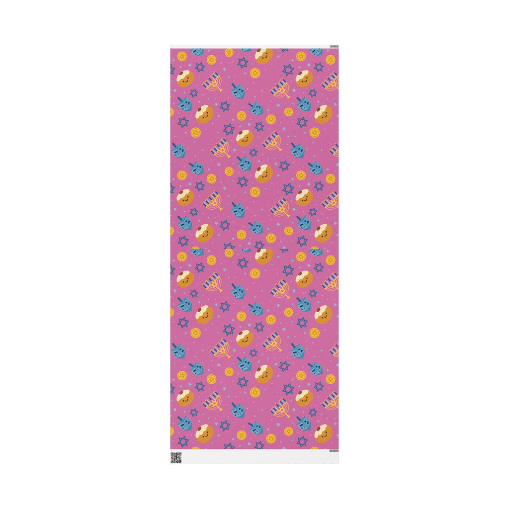 Hanukkah Wrapping Paper, Modern Jewish Wrap, Fine Art Paper