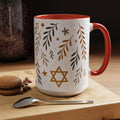 Hanukkah Coffee Mug: Jewish Holiday Tea Cup, Rabbi Gift