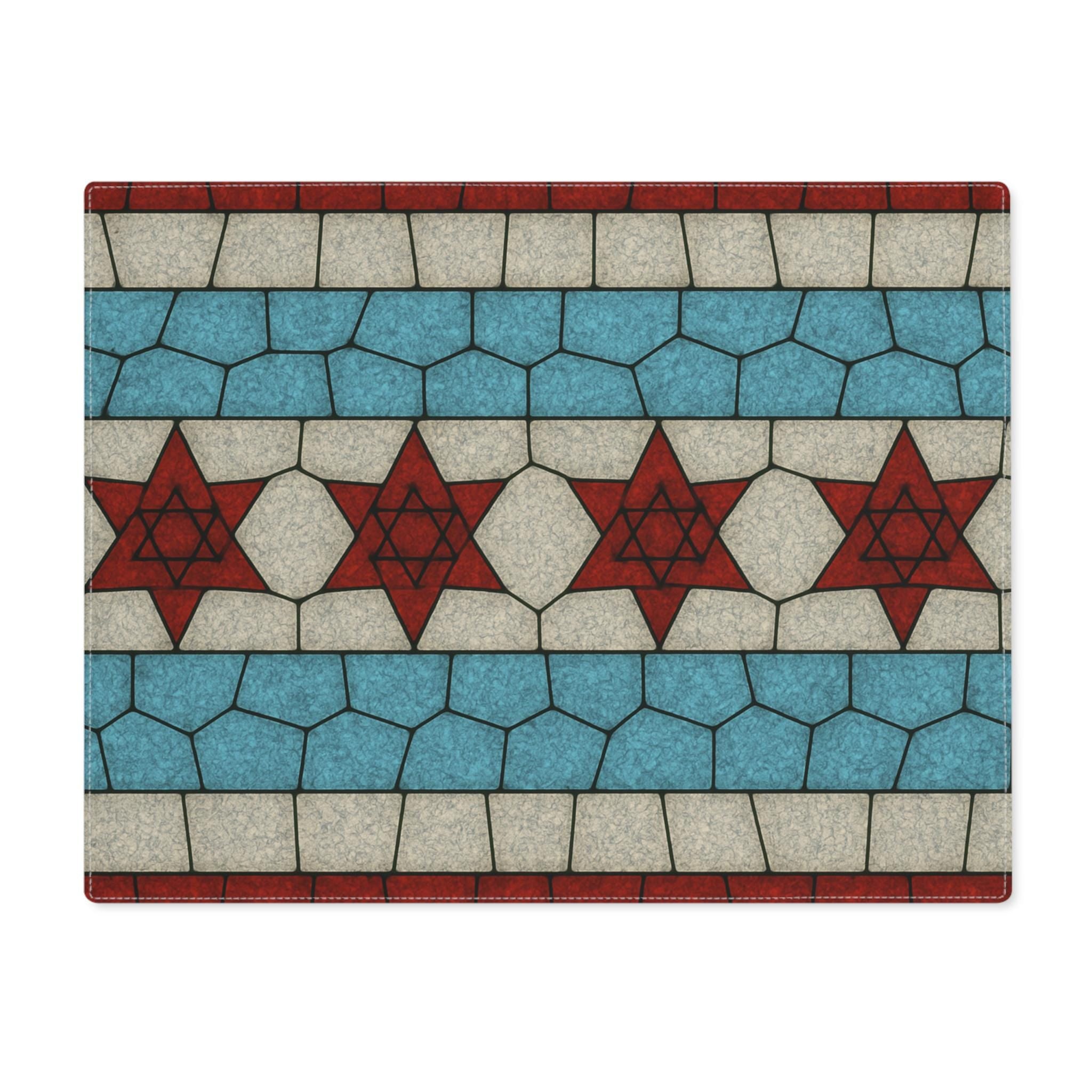 Chicago Flag Challah Cover | Jewish Star of David Shabbat Shalom