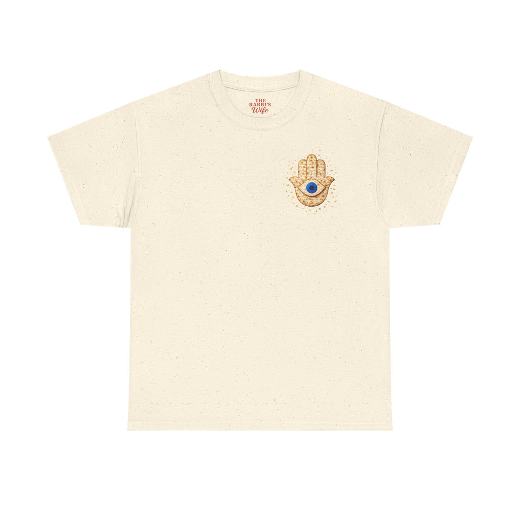 Matzah Hamsa Evil Eye Shirt, Modern Passover Jewish Holiday Tee