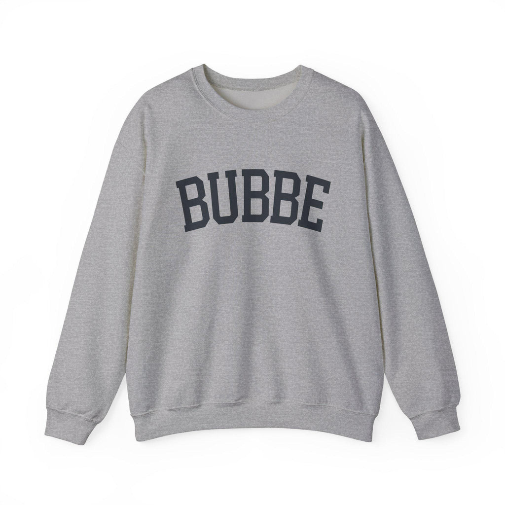 BUBBE Sweatshirt Hebrew Grandma Crewneck, Jewish Grandmother Cozy Pullover, Embroidered Family Gift