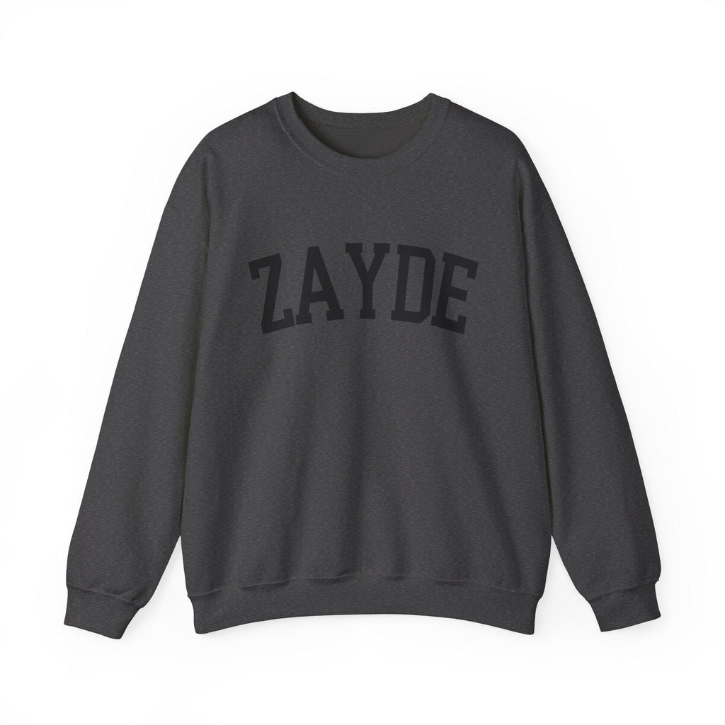 Zayde Sweatshirt Yiddish Grandpa Crewneck, Jewish Grandfather Collegiate Letter Sweater Gift