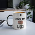 I Love You Lox Color Changing Mug, Funny Jewish Foodie Gift