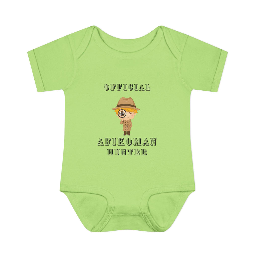 Afikoman Hunter Baby Bodysuit, Passover Seder Outfit, Jewish Baby Gift