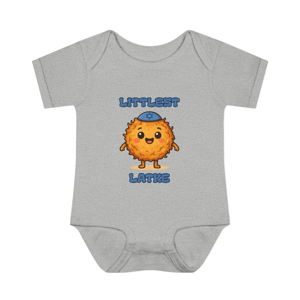 Hanukkah Latke Baby Bodysuit, Funny Jewish Onesie, Festival of Lights Outfit