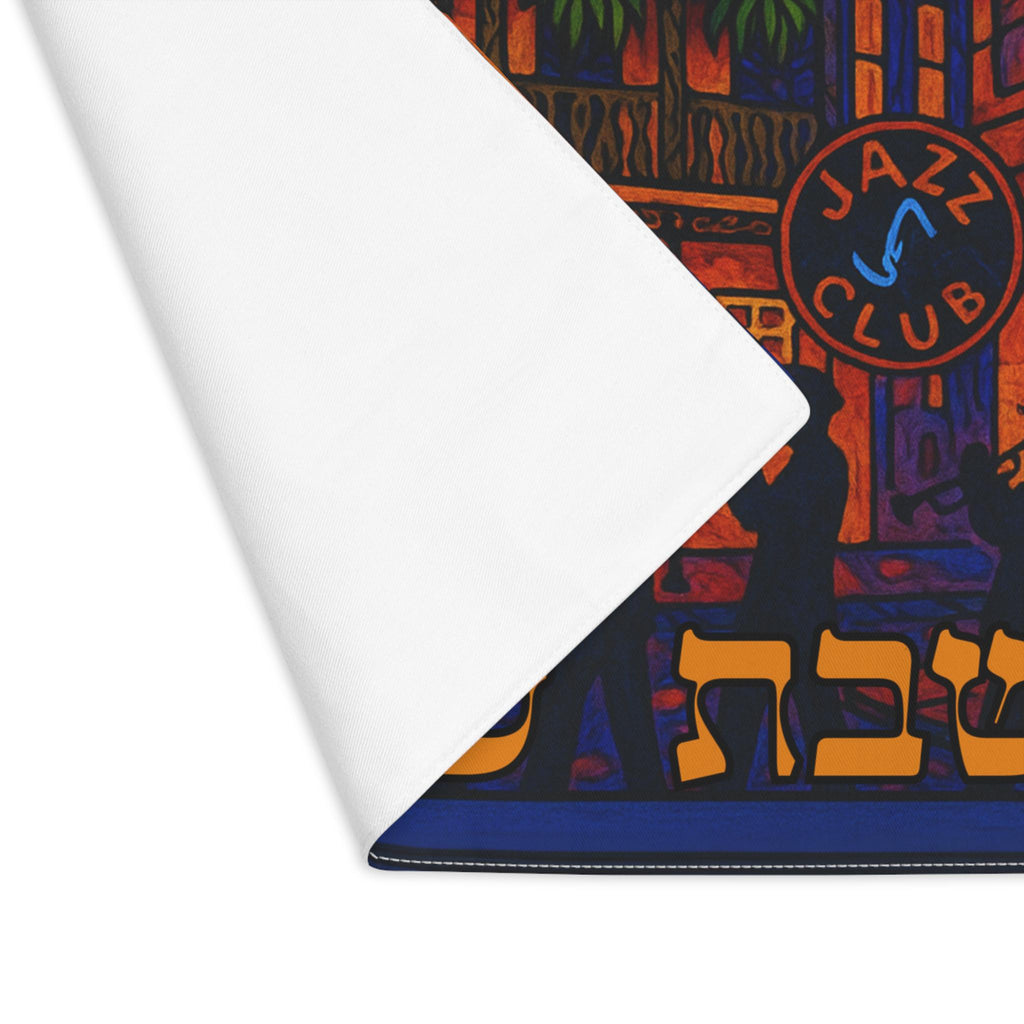 Bourbon Street Jazz Challah Cover | New Orleans Shabbat Shalom