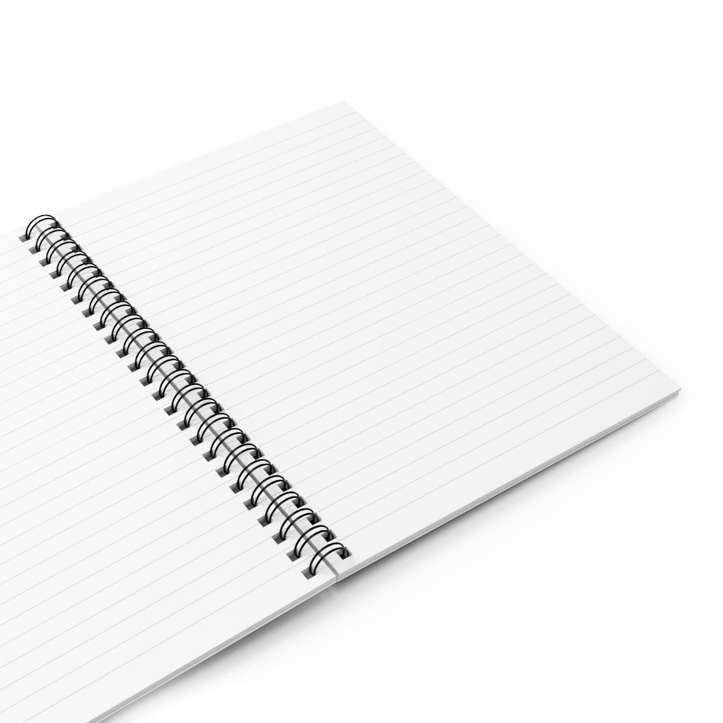 Spread Hummus Not Hate Spiral Notebook, Jewish Study Journal, 6x8 Ruled School Notebook Gift