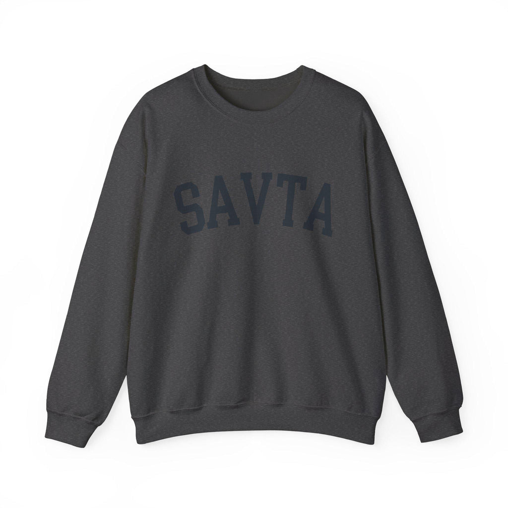 Savta Sweatshirt Hebrew Grandma Crewneck, Jewish Mom Cozy Pullover, Embroidered Bubbe Gift