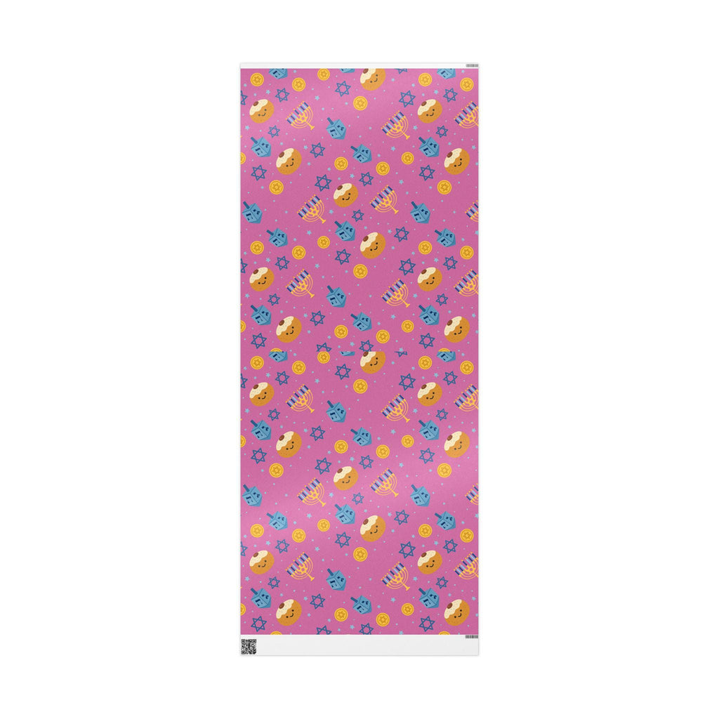 Hanukkah Wrapping Paper, Modern Jewish Wrap, Fine Art Paper