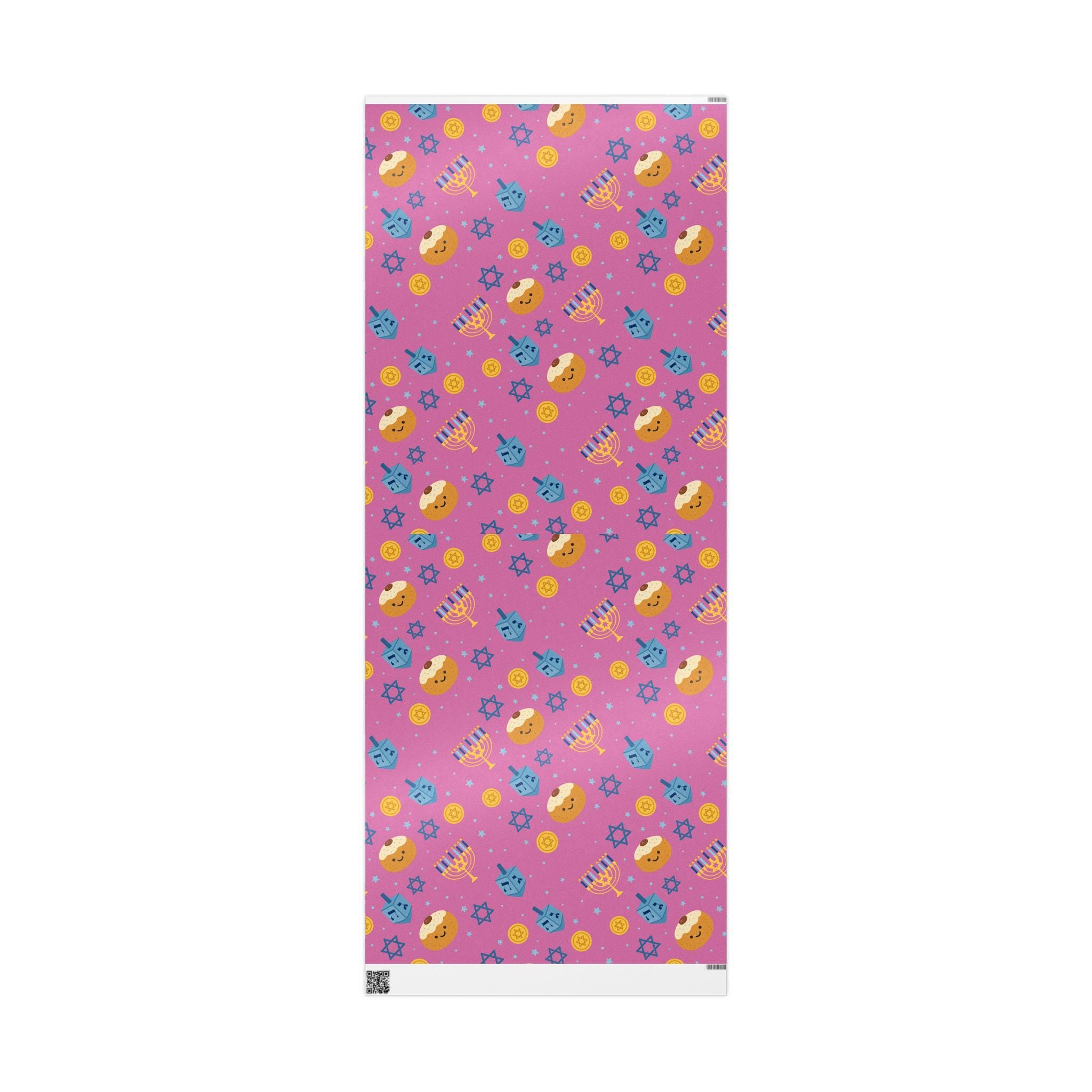Hanukkah Wrapping Paper, Modern Jewish Wrap, Fine Art Paper