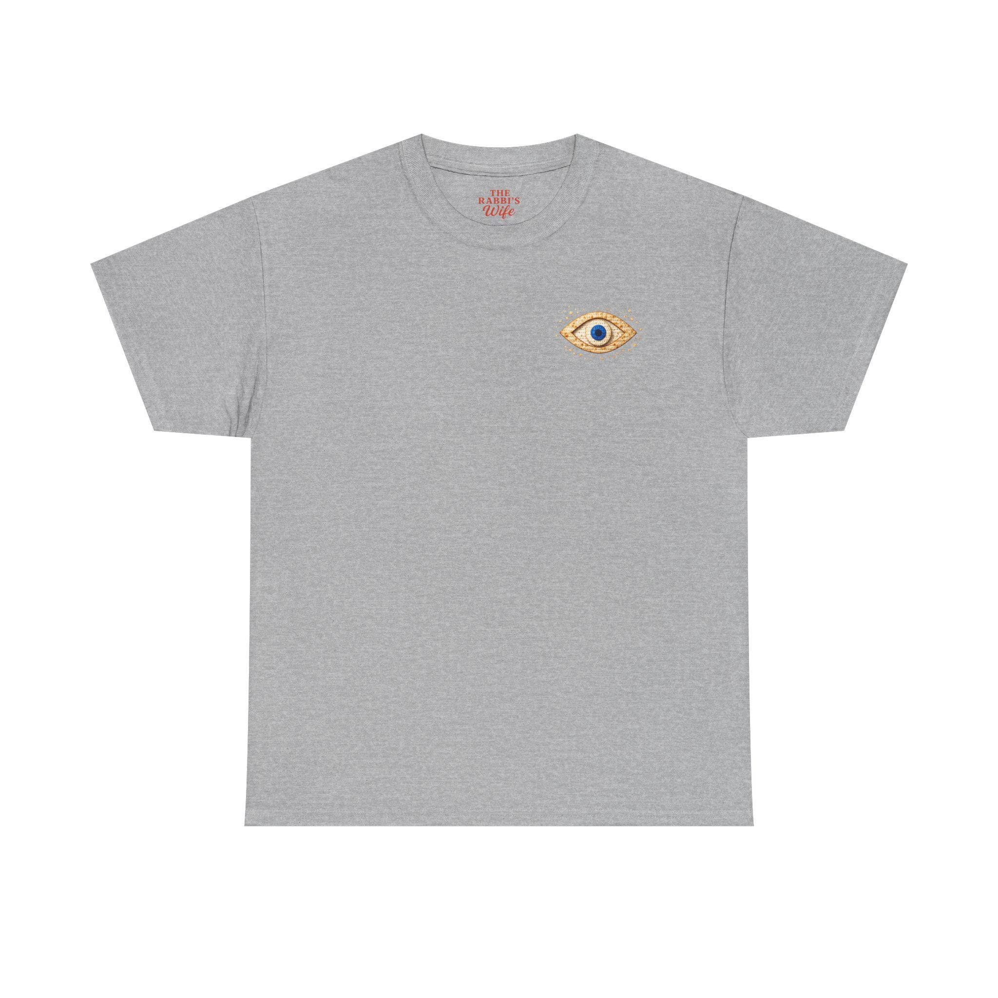 Matzah Evil Eye Passover Shirt, Modern Jewish Judaica T-Shirt, Seder Outfit