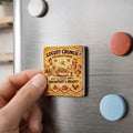Passover Locust Crunch Cereal Magnet, Retro Pesach Kitchen Decor, Jewish Seder Humor Fridge Art