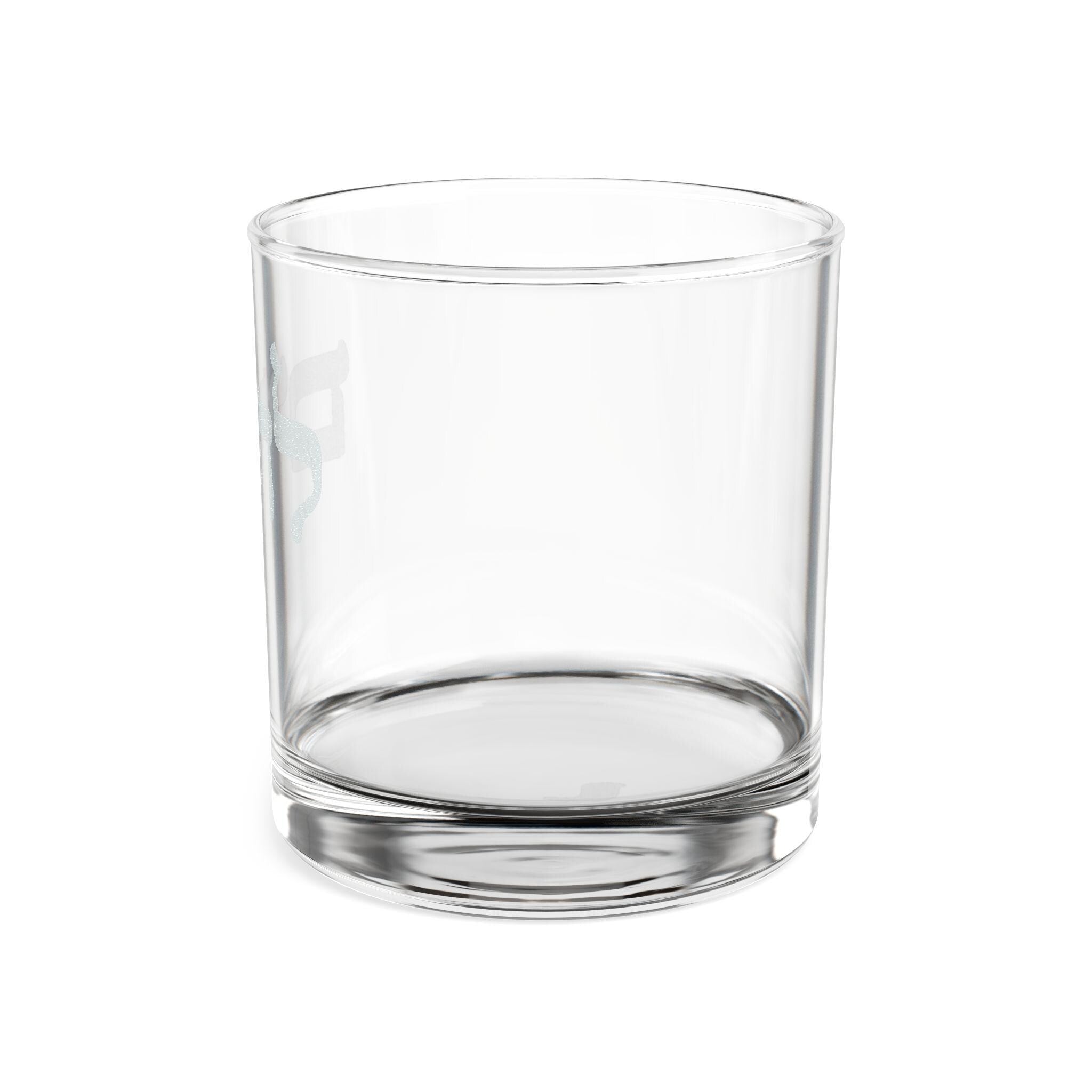 L'Chaim Hebrew Engraved Whiskey Glass, Jewish Wedding Gift