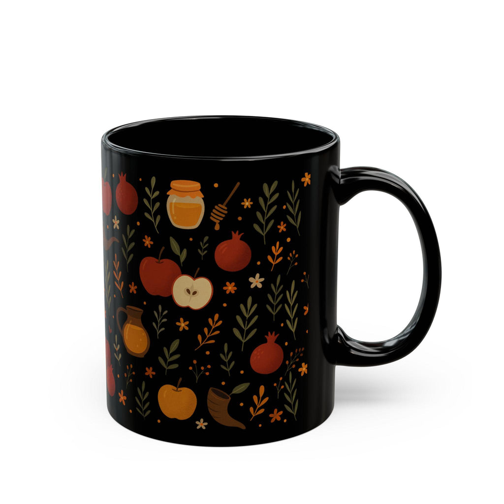 Rosh Hashanah Floral Mug, Jewish New Year Gift