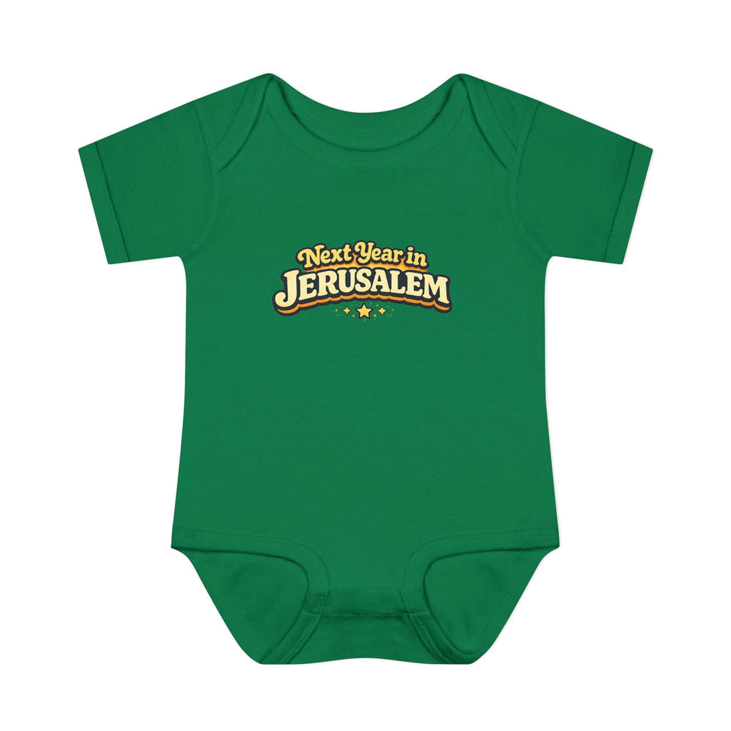 Next Year in Jerusalem Bodysuit | Baby Jewish Holiday Passover Shirt