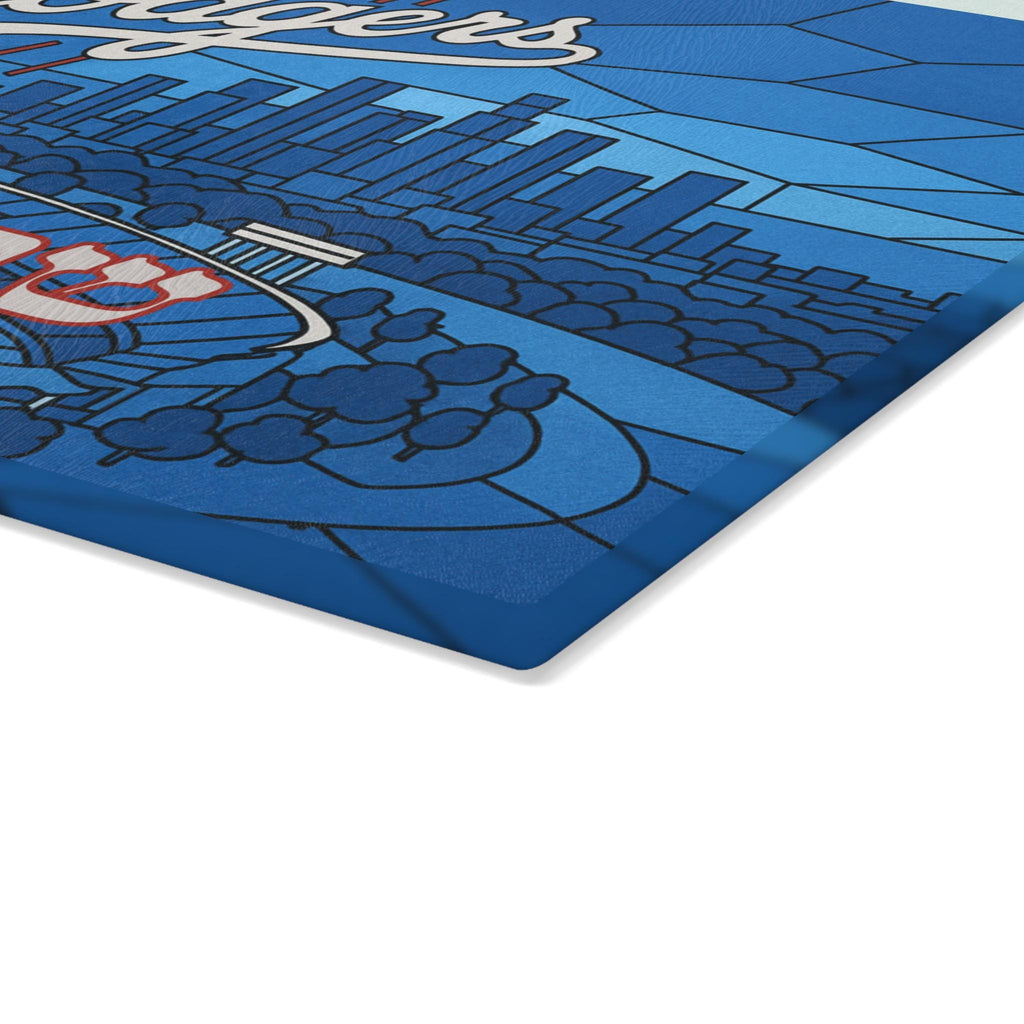 Los Angeles Dodgers Challah Board, Dodger Stadium Judaica Tray, Baseball Fan Gift