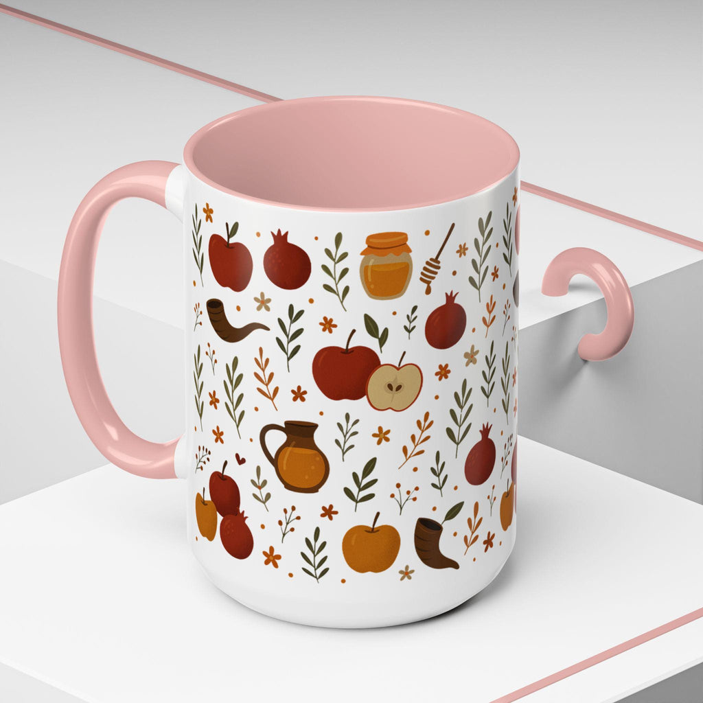 Rosh Hashanah Mug, Jewish New Year Gift, Festive Coffee Cup