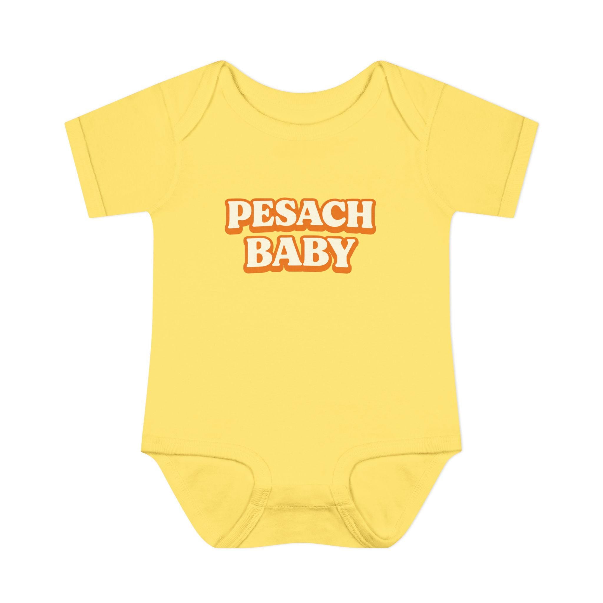 Pesach Baby Bodysuit | Passover Infant Onesie, Retro Text