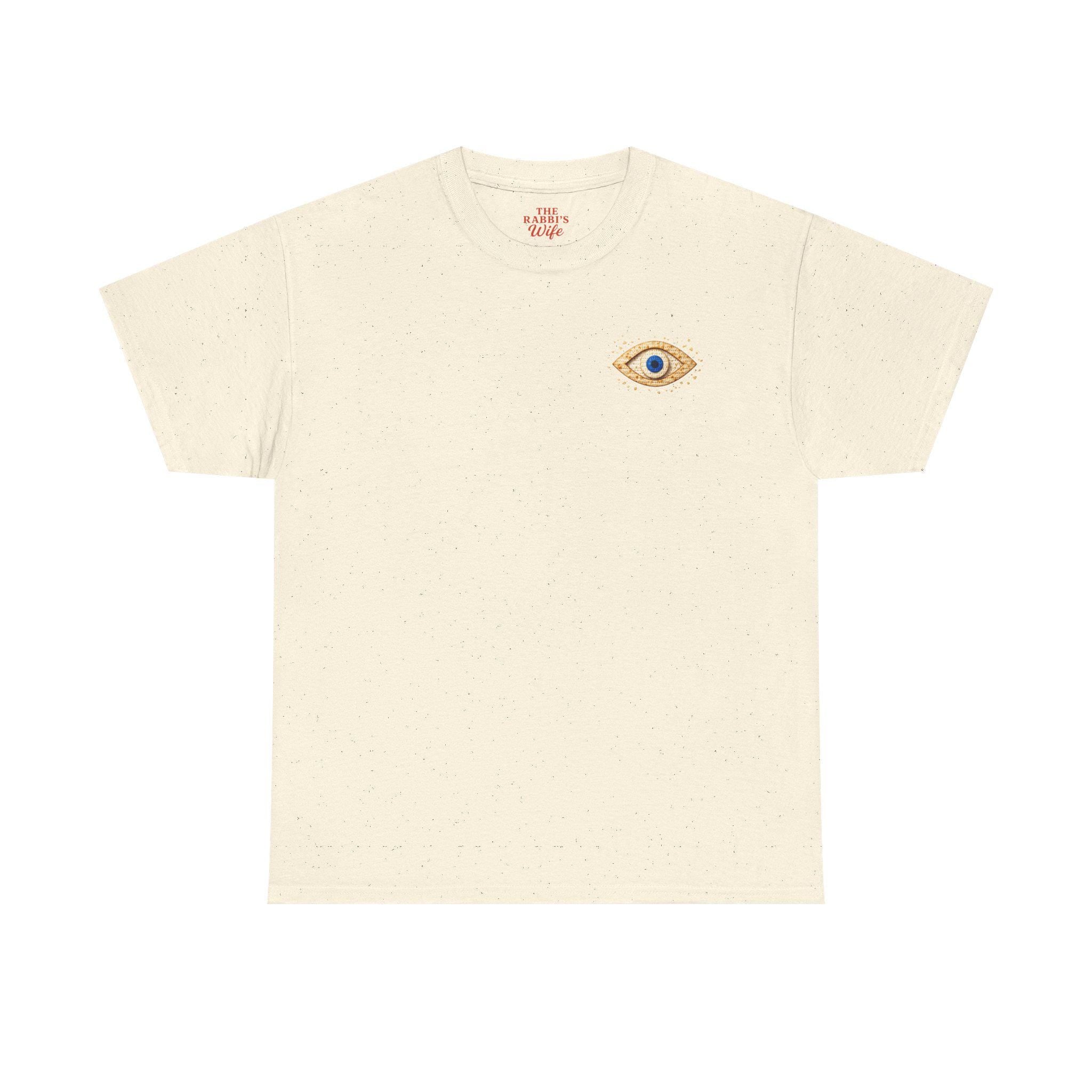Matzah Evil Eye Passover Shirt, Modern Jewish Judaica T-Shirt, Seder Outfit