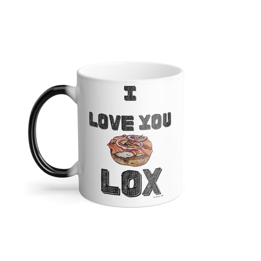 I Love You Lox Color Changing Mug, Funny Jewish Foodie Gift