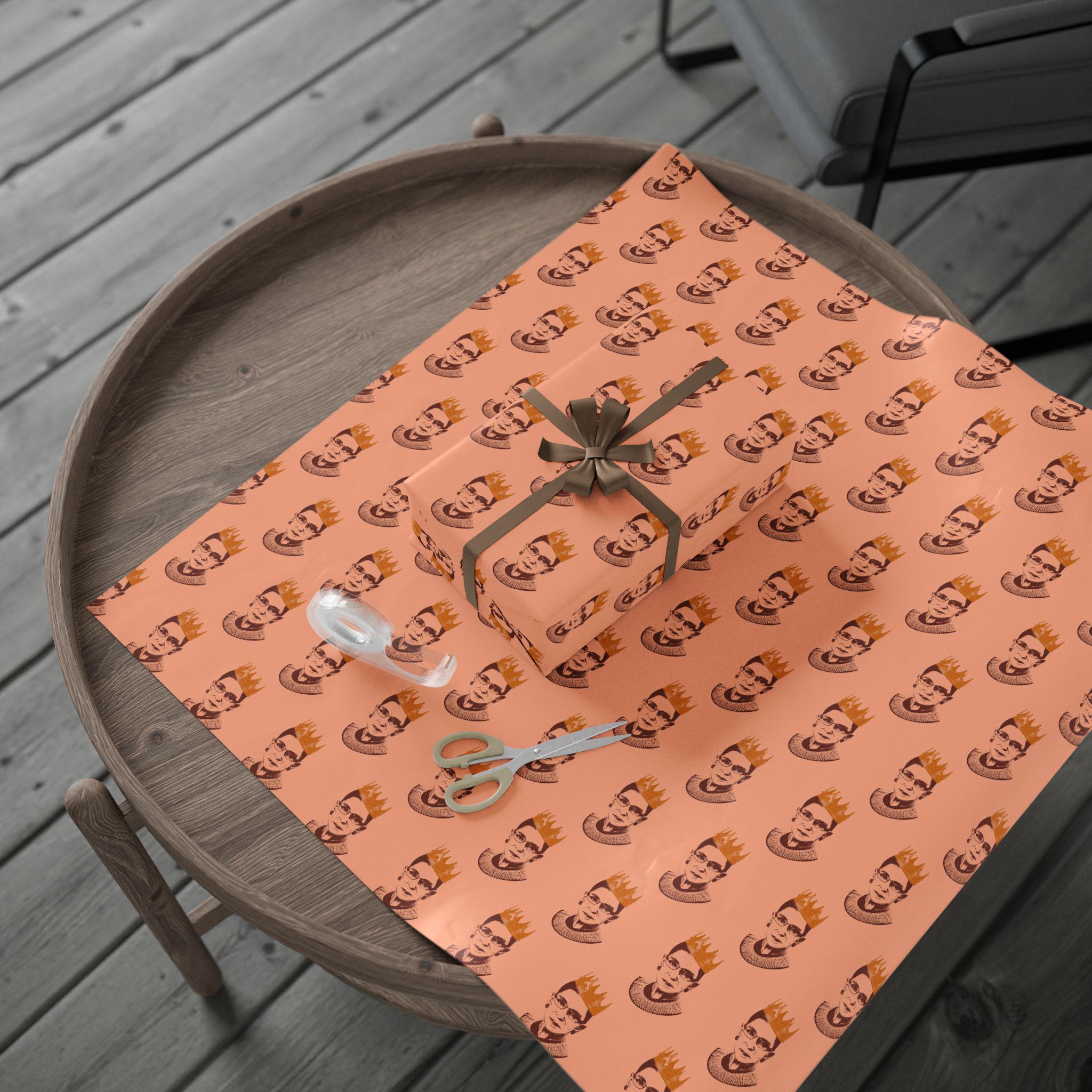 RBG I Dissent Wrapping Paper, Feminist Gift Wrap