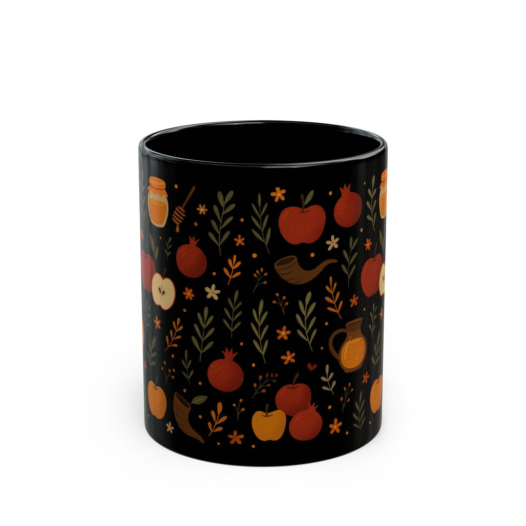 Rosh Hashanah Floral Mug, Jewish New Year Gift