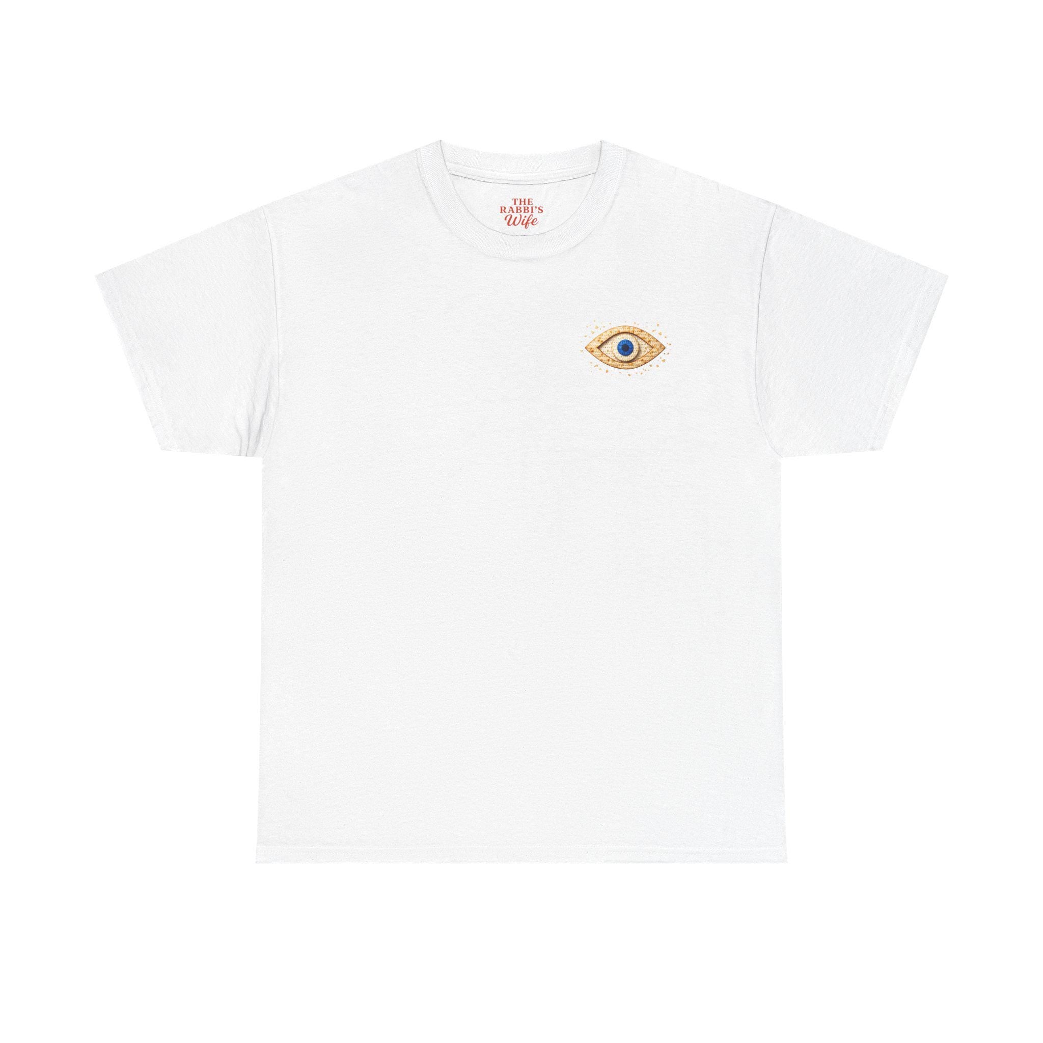 Matzah Evil Eye Passover Shirt, Modern Jewish Judaica T-Shirt, Seder Outfit