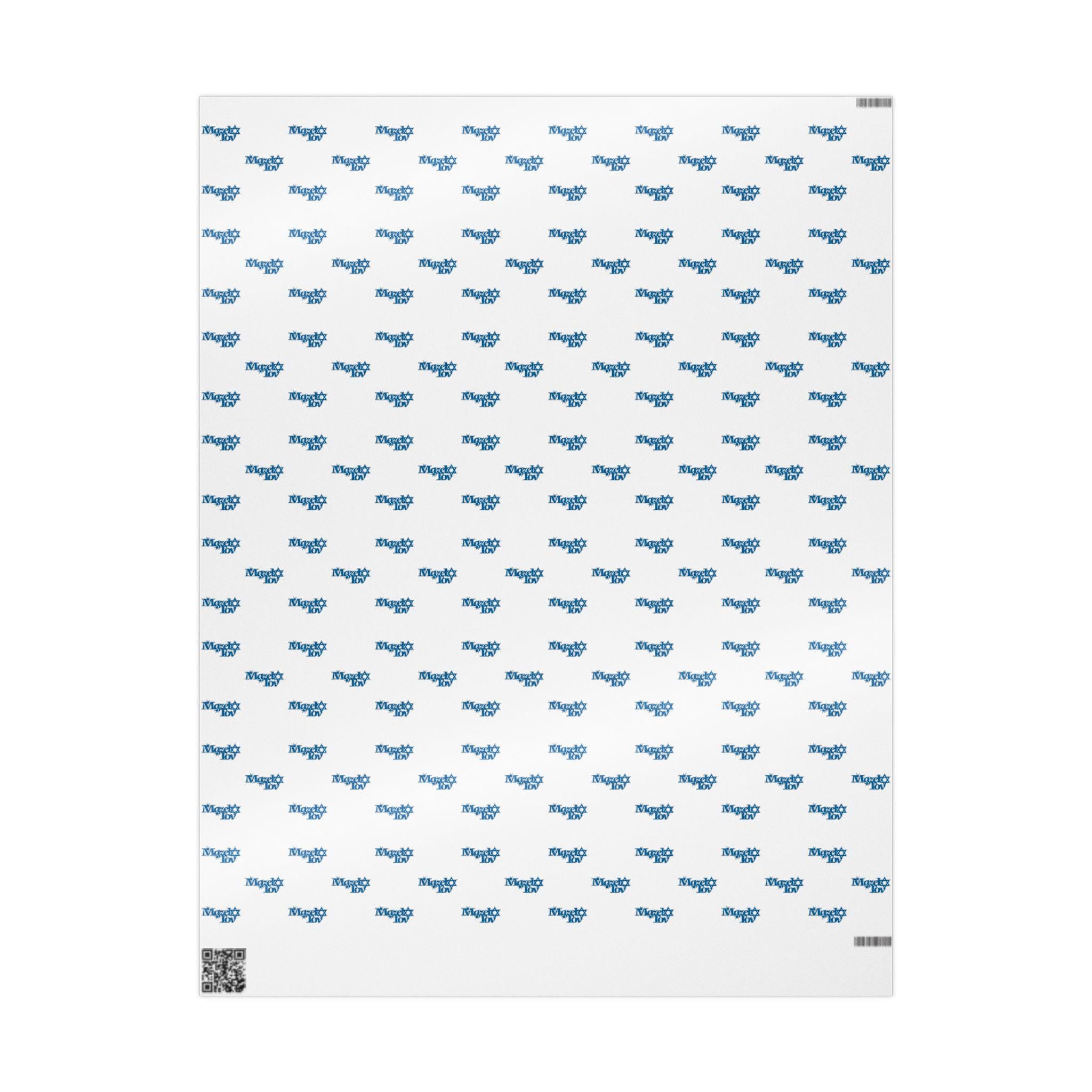 Mazel Tov Gift Wrap, Jewish Wedding, Bar Mitzvah, Simcha