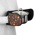 Rosh Hashanah Oven Mitts, Apples, Honey, Pomegranates, Jewish Holiday Kitchen Decor