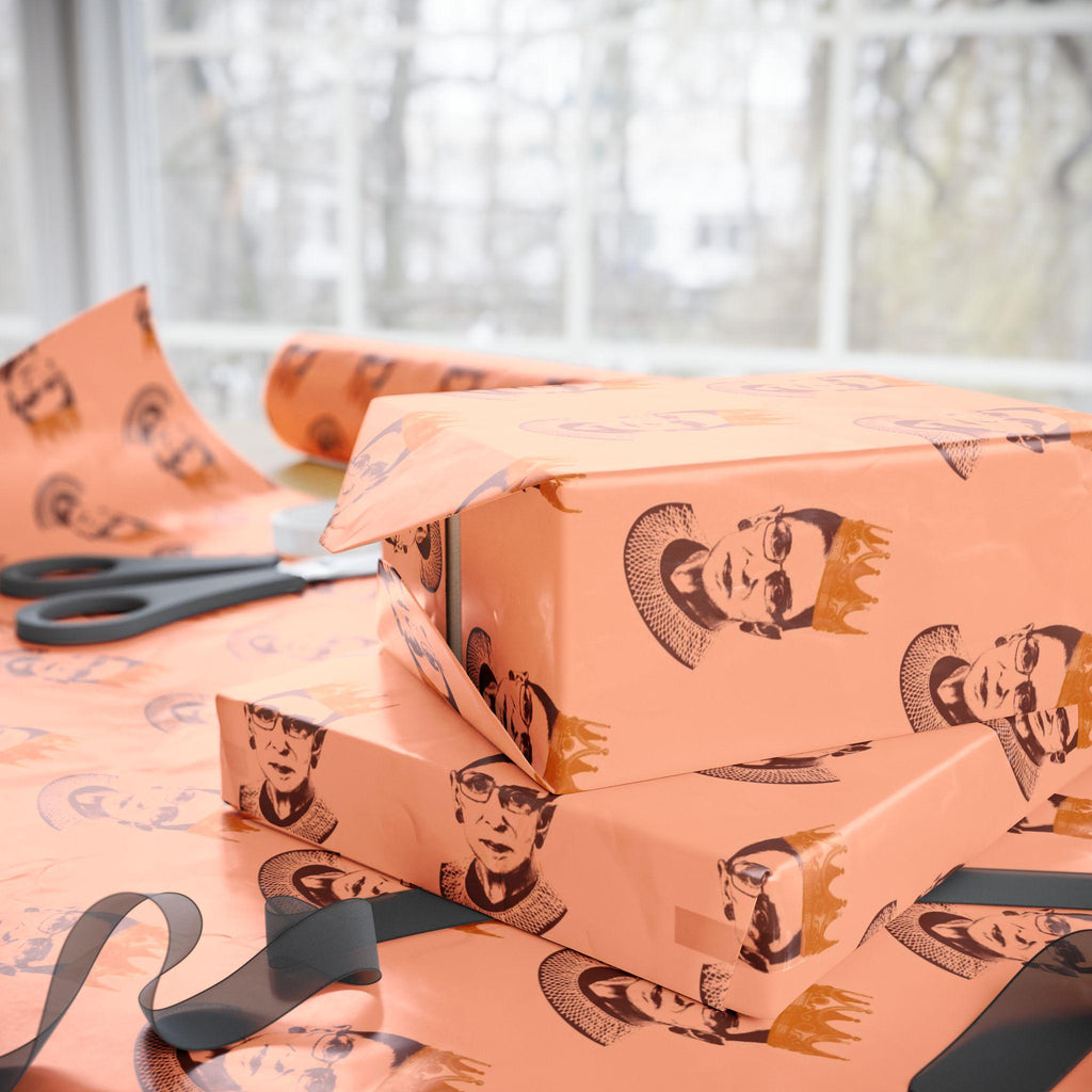 RBG I Dissent Wrapping Paper, Feminist Gift Wrap
