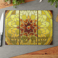 Idaho Stained Glass Challah Board, Boise Synagogue Art, 11x15 Shabbat Tray