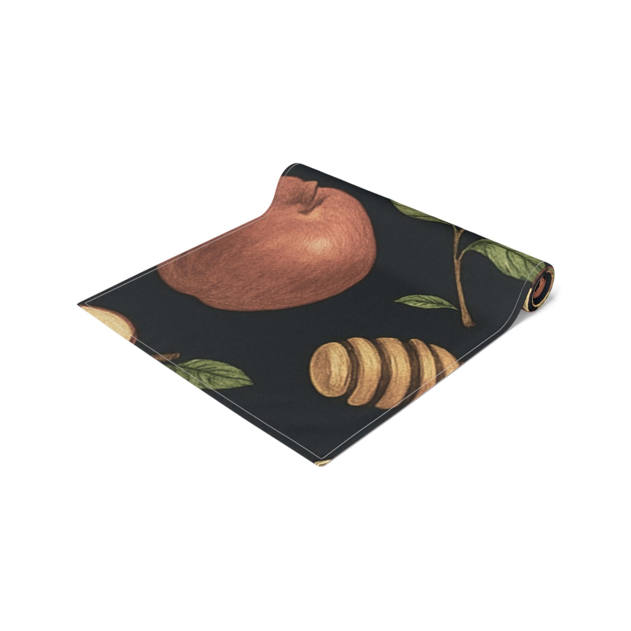 Rosh Hashanah Pomegranate Table Runner 16x90