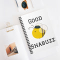 Good Shabbos Bee Spiral Notebook, Jewish Gift