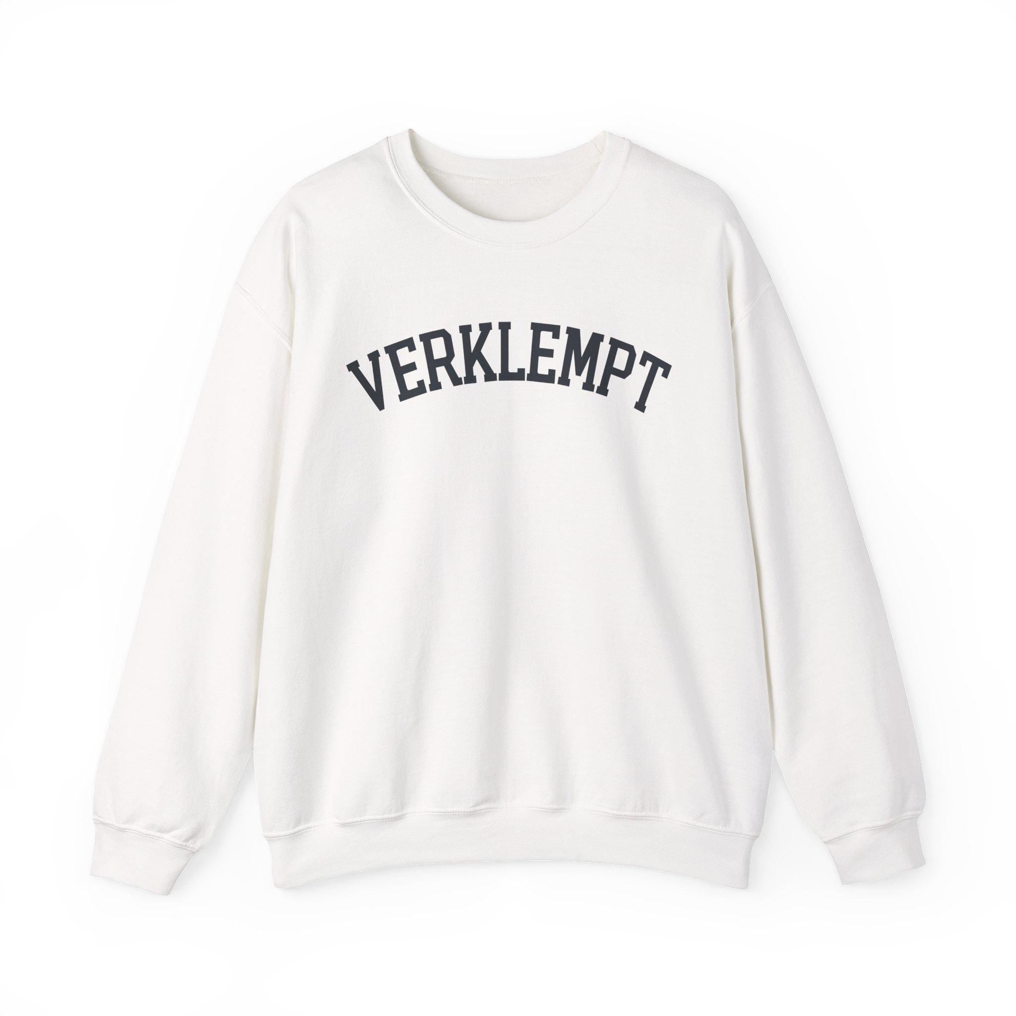 Verklempt Sweatshirt | Yiddish Slang Crewneck, Cozy Graphic Pullover