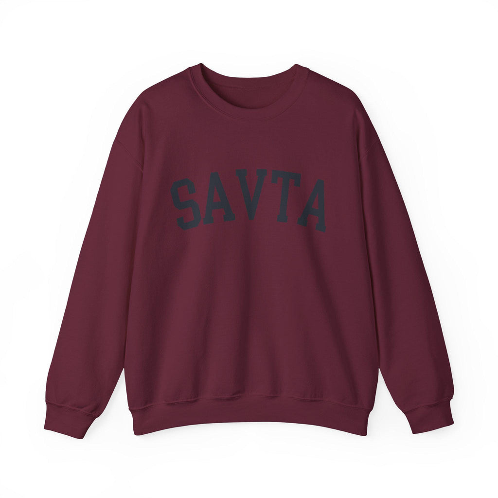 Savta Sweatshirt Hebrew Grandma Crewneck, Jewish Mom Cozy Pullover, Embroidered Bubbe Gift