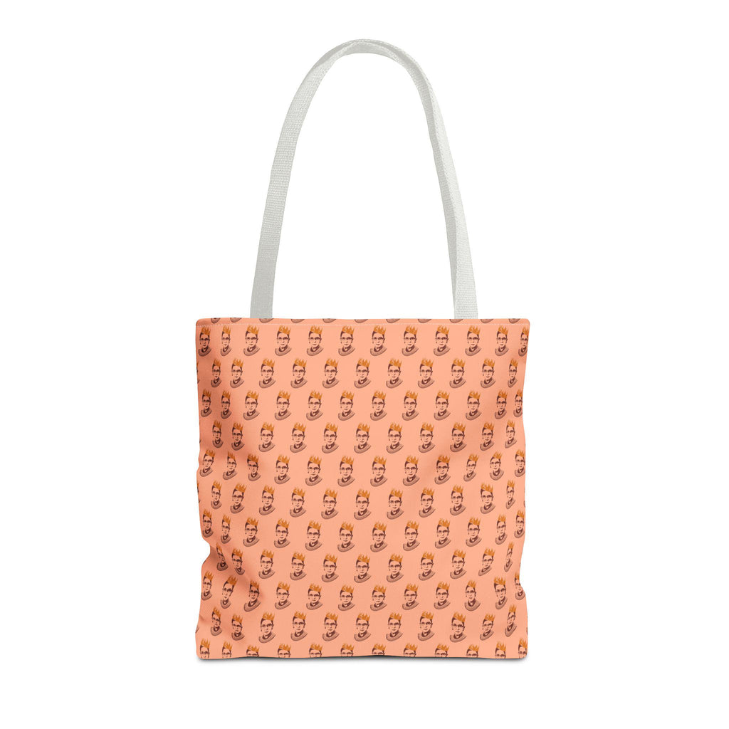 RBG Crown Portrait Tote Bag, Feminist Icon Art