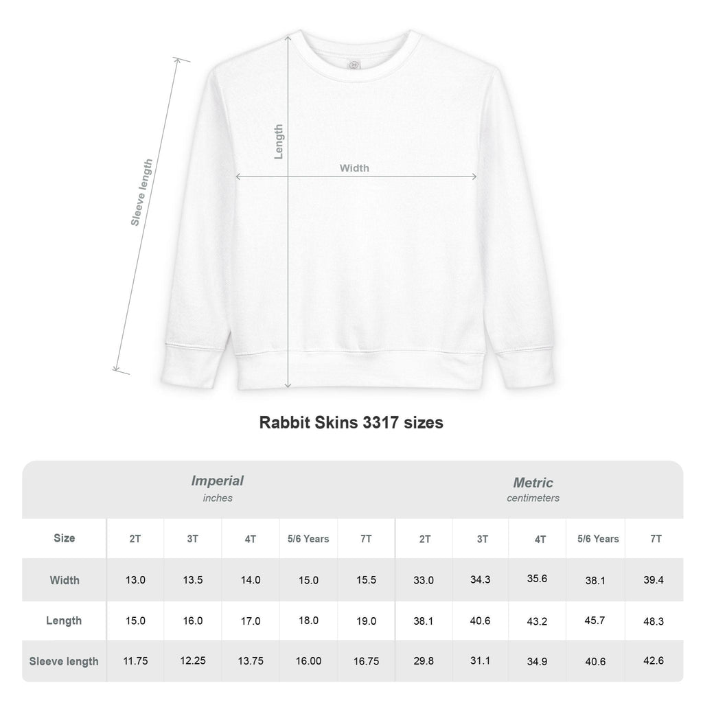 Toddler Mini Mensch Sweatshirt with Hebrew Chai Symbol, Kids Jumper