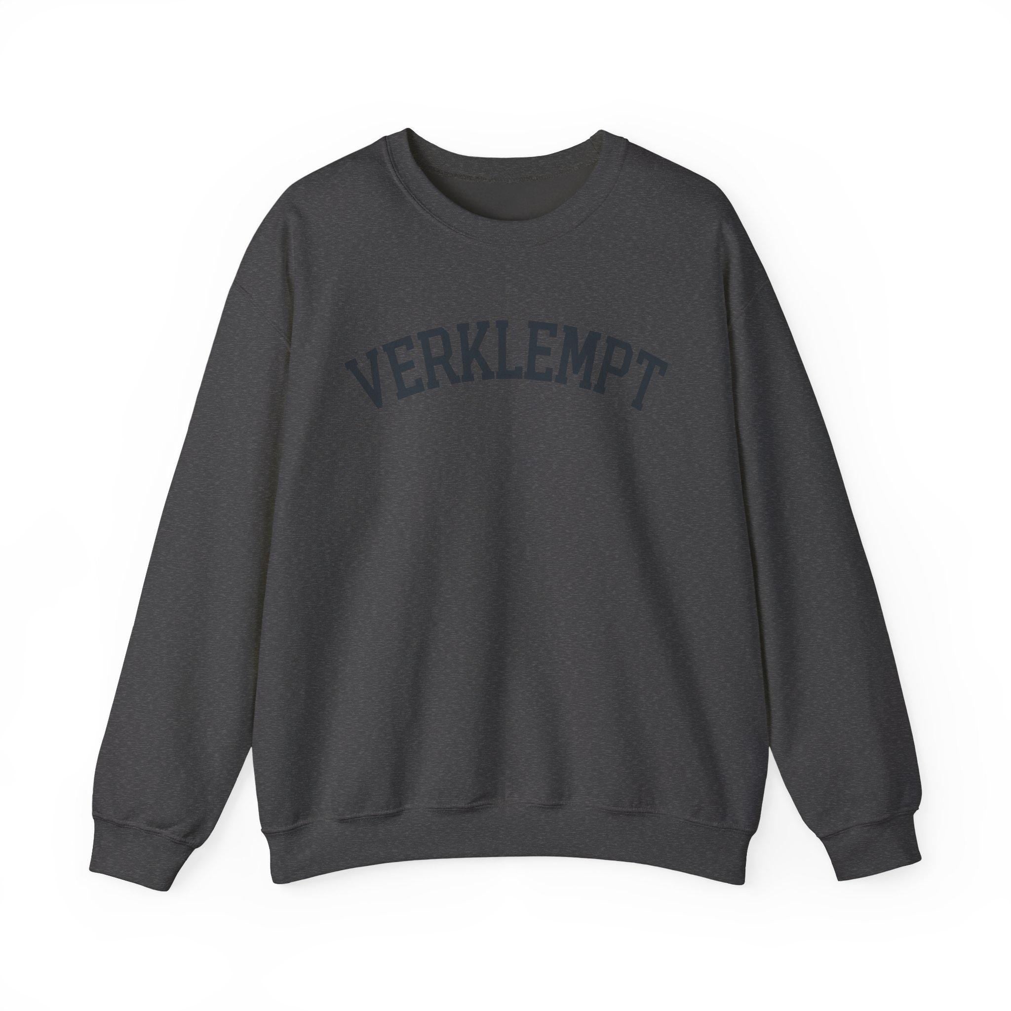 Verklempt Sweatshirt | Yiddish Slang Crewneck, Cozy Graphic Pullover