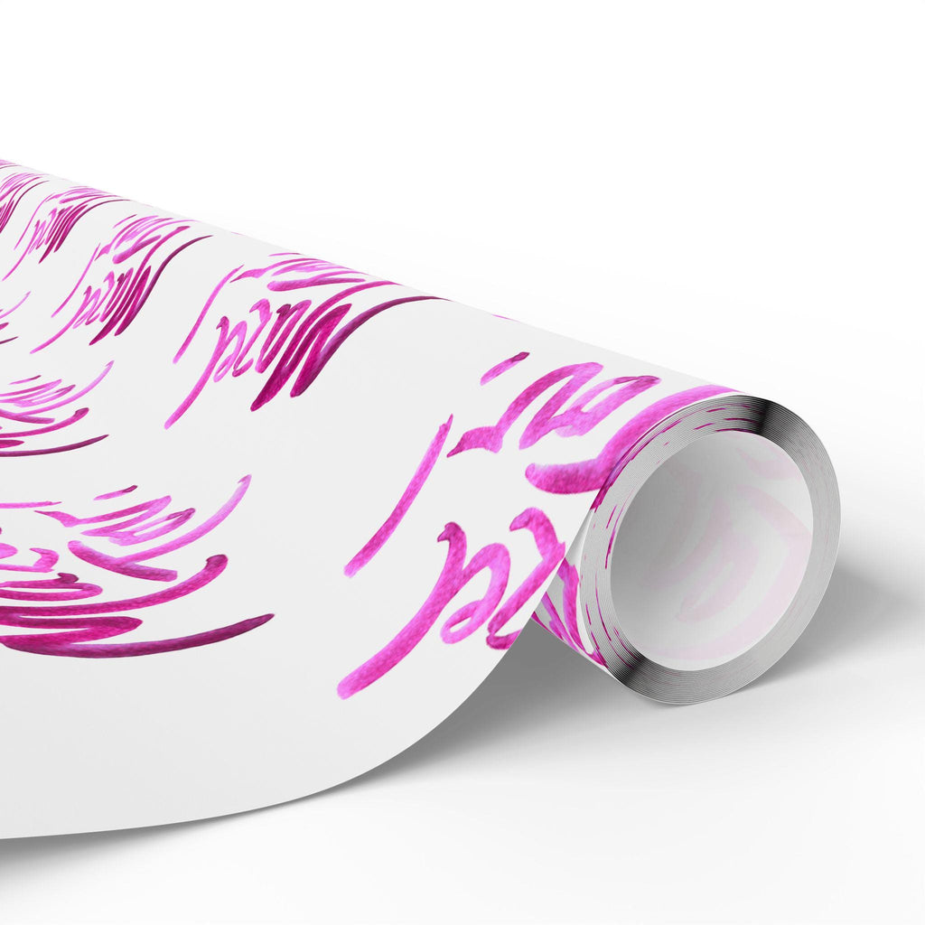 White Pink Mazel Tov Jewish Gift Wrap Baby Naming Bat Mitzvah Wedding Simcha Present