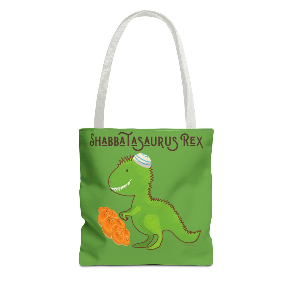 Shabbatasaurus Rex Tote Bag: Funny Jewish Dinosaur Gift