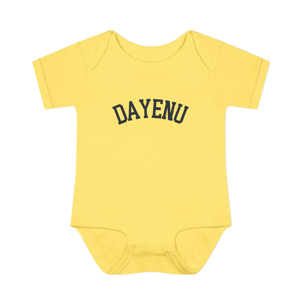 Dayenu Baby Bodysuit, Modern Passover Seder Outfit