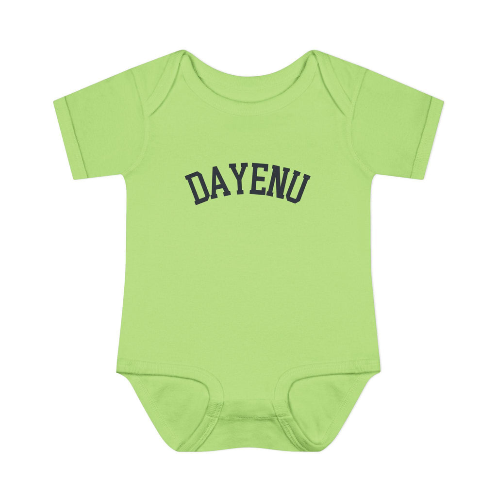 Dayenu Baby Bodysuit, Modern Passover Seder Outfit