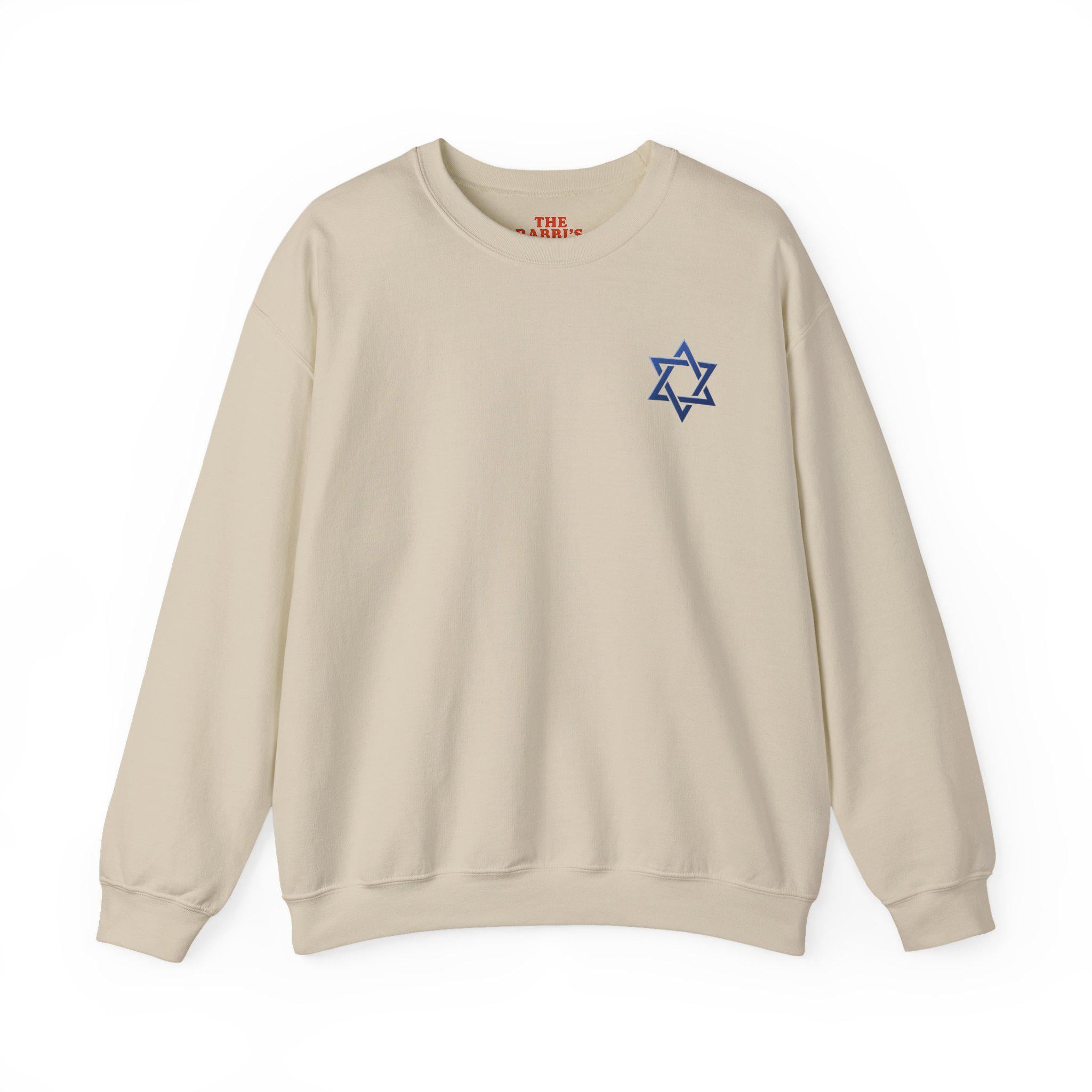 Haters Gonna Schmate Sweatshirt, Retro Jewish Crewneck, Star of David Graphic