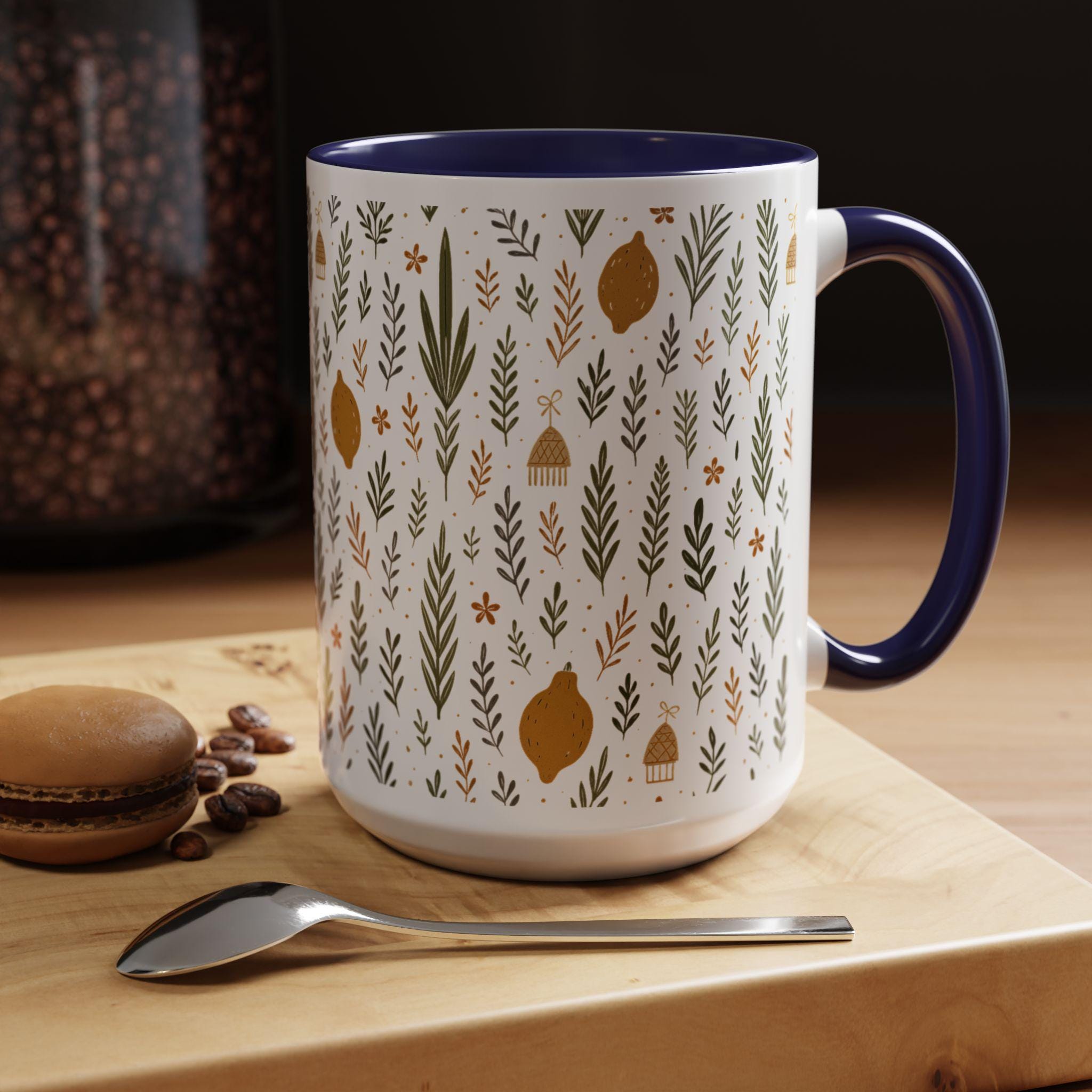 Sukkot Coffee Mug, Jewish Holiday, Festival of Booths